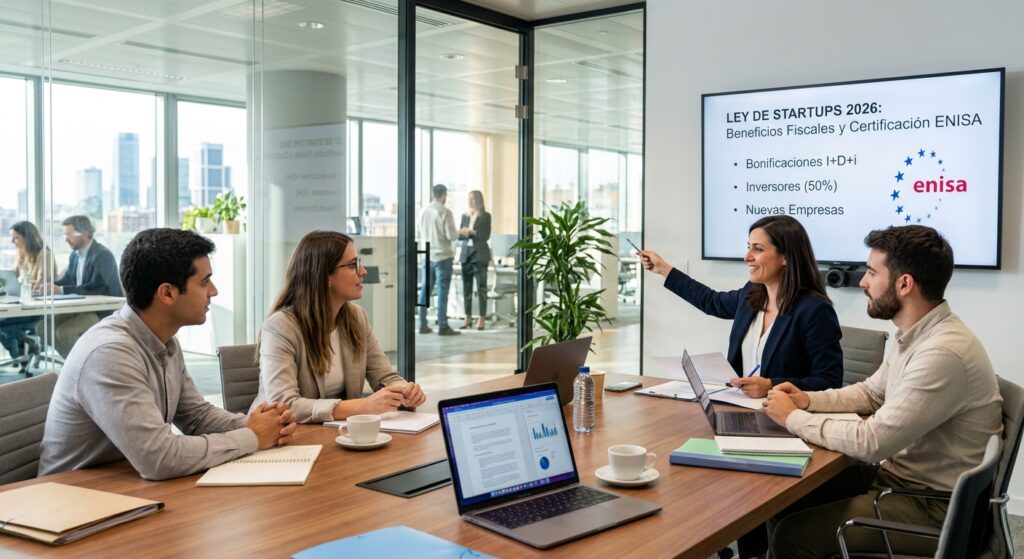 Ley de Startups 2026: Beneficios Fiscales y Certificación ENISA